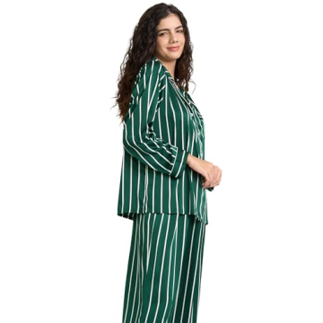 Luxurious YiNi LuLu Silk Satin Pajamas Set - Stylish Comfort