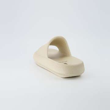 CUSHIONAIRE Men's Cloud Recovery Pool Slide - Khaki Size 11