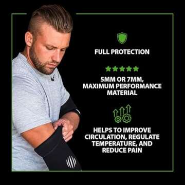 Bear KompleX Elbow Sleeves (Pair) for Optimal Workout Support