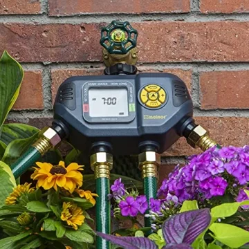 Melnor 65140AMZ 4 Zone Digital Timer for Efficient Watering