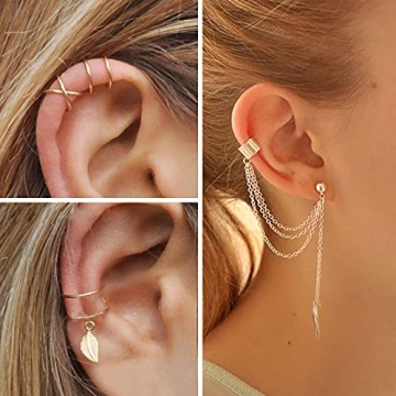 IFKM 36 PCS Gold Plated Jewelry Set for Stylish Women