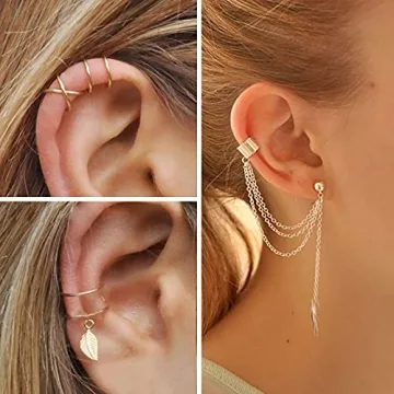 IFKM 36 PCS Gold Plated Jewelry Set for Stylish Women