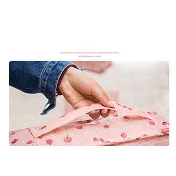 7Pcs Travel Packing Cube Set with Waterproof Shoe Bag Pink Cherry