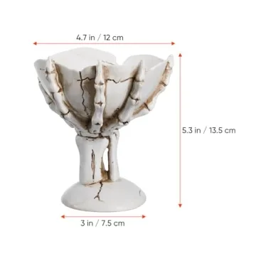 Jojofuny Skeleton Hands Halloween Candy Bowl & Snack Tray