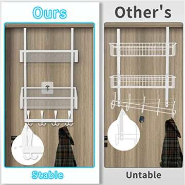 Organize Your Space with Kaiferty Over The Door Hooks