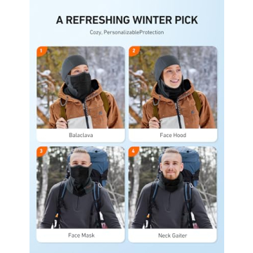 AstroAI Balaclava Ski Mask for Winter Outdoor Activities