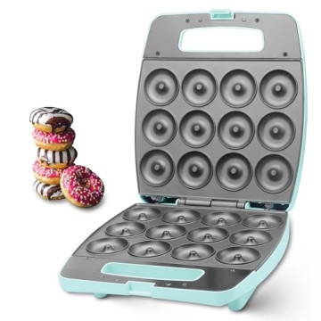 Baker's Friend Mini Donut Maker - Bake 12 Mini Doughnuts with Ease