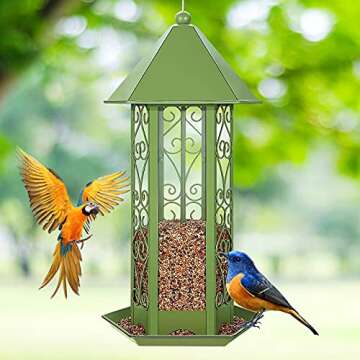 Classic Tube Bird Feeder - Hanging Design for All Weather