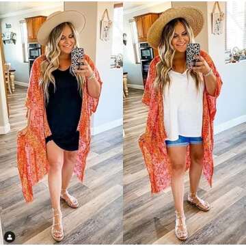 Stylish Breezy Lane Beach Coverup for Women