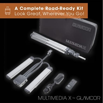 GLAMCOR Multimedia X Portable LED Lighting Kit Remote Control