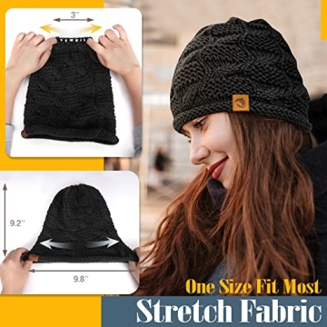 Stylish Winter Knit Ponytail Beanie for Women - URECOVER