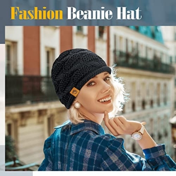 Stylish Winter Knit Ponytail Beanie for Women - URECOVER