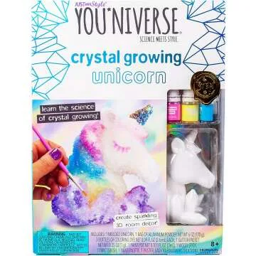 3D Crystal Growing Unicorn STEM Kit for Kids
