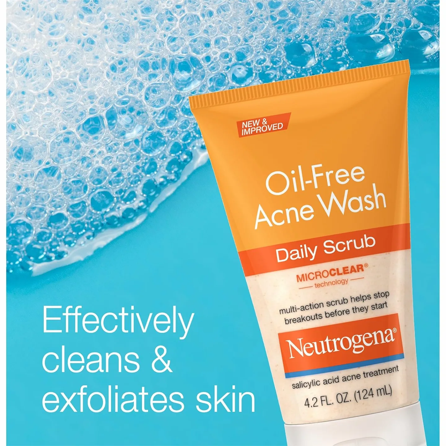 Neutrogena Acne Scrub - Exfoliating Daily Face Wash