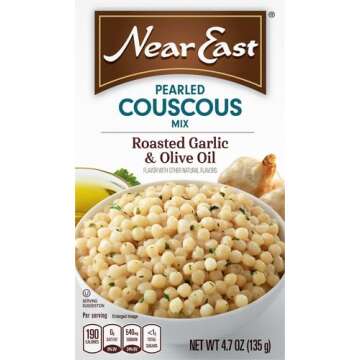 Near East Couscous Roasted Garlic & Olive Oil 4.7 Oz