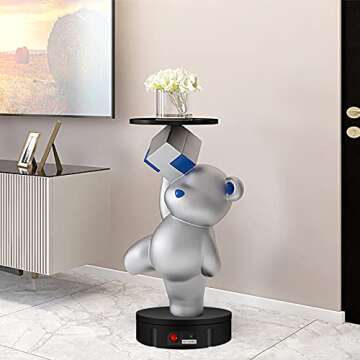 JAYEGT Motorized Rotating Display Stand, 360 Degree Electric Rotating Turntable for Photography Products Display，Live Video Show,Remote Control Angle, Speed (Black/11.8inch / 330Lbs Load/Wired)