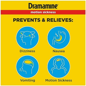 Dramamine Motion Sickness Relief 36 Count Fast-Acting