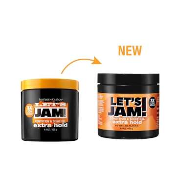 SoftSheen-Carson Let's Jam! Shining and Conditioning Hair Gel by Dark and Lovely, Extra Hold, All Ha...