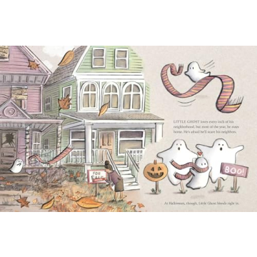 Little Ghost Makes a Friend Book for Children Ages 2-8