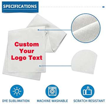 Custom Table Runner with Business Logo Text Up to 36"x72" Personalized Logo Table Runner for Business Vendors Wedding Birthday, 13"x72"