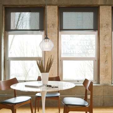 Globe Electric Harrow Pendant - Matte Black & Gold Accent