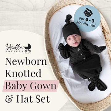 Stroller Society Knotted Gown for Newborns - Gender Neutral