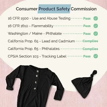 Stroller Society Knotted Gown for Newborns - Gender Neutral