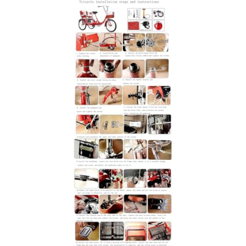 MENGYY Adult Tricycle - Comfortable Folding Bicycle for All