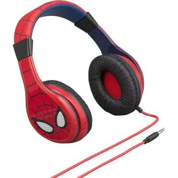 eKids Spiderman Kids Headphones with Volume Control