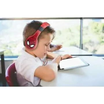 eKids Spiderman Kids Headphones with Volume Control