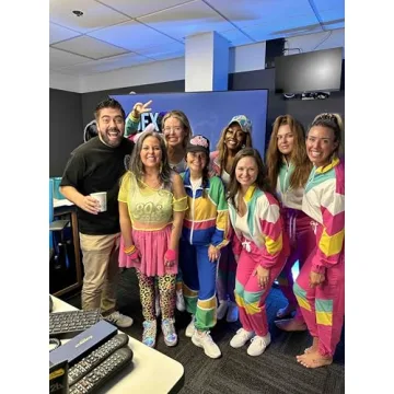 UOUA Women's 80s 90s Color Block Tracksuit Set XL