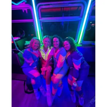 UOUA Women's 80s 90s Color Block Tracksuit Set XL