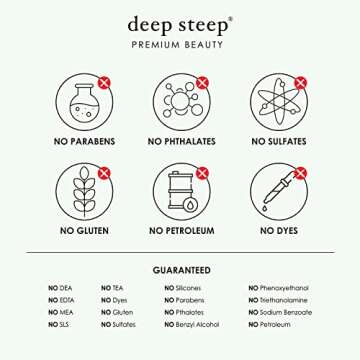 Deep Steep Bubble Bath, Brown Sugar Vanilla, 17 Ounce