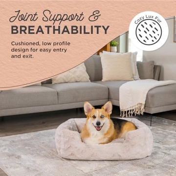 Comfortable Medium Dog Bed for Plush Napping