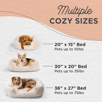 Comfortable Medium Dog Bed for Plush Napping