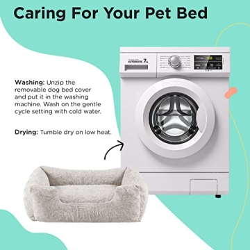 Comfortable Medium Dog Bed for Plush Napping