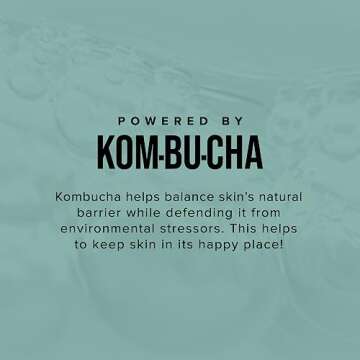 Avatara - Kombucha The Super Cleanse Face Wash, Natural Skin-Balancing Facial Cleanser, Face Cleanser with Hyaluronic Acid and Chicory Root, Skincare for Boys, Girls & Teens 4.05 fl. Oz.