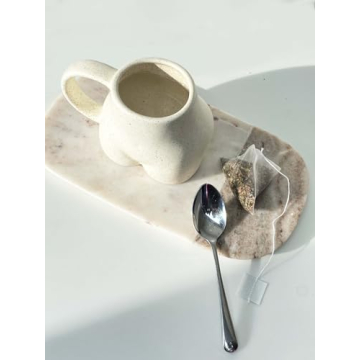 Butt Funny Coffee Mug for Women, Cute Novelty Gifts Butt Shaped 3d Cup, Cute Mugs for Women Booty Mug, Female Body Mug Vase, Nice Butt Cute Mugs Gift, Funny Mugs for Friends 12oz (Cream)