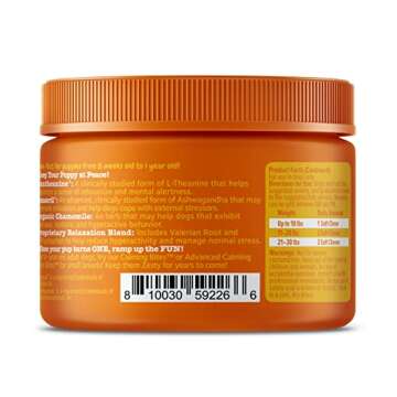 Zesty Paws Calming Chews for Dogs Composure & Relaxation for Everyday Stress & Separation Turkey Puppy 90 Count