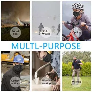 Kungfuren Cycling Masks with Activated Carbon Filter