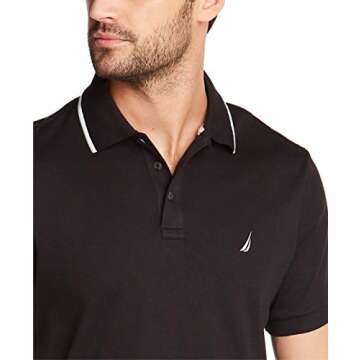 Nautica Classic Fit Short Sleeve Polo Shirt for Men