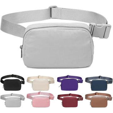 Bomvabe Crossbody Bag for Women, Small Fanny Pack with Adjustable Strap 32" to 51" for Girls Boys, M...