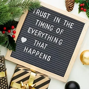 Creative Double-Sided Felt Letter Board with 889 Letters