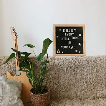 Creative Double-Sided Felt Letter Board with 889 Letters