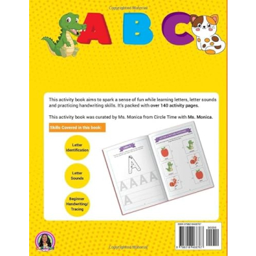 Preschool Learning: Alphabet & Handwriting Activity Book