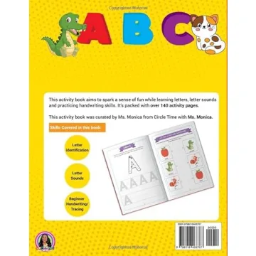 Preschool Learning: Alphabet & Handwriting Activity Book