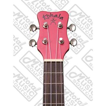 Kohala 4-String Ukulele in Vibrant Red for Everyone