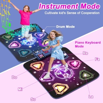 TooLion Kids Dance Mat - 5 Game Modes for Ages 3-12