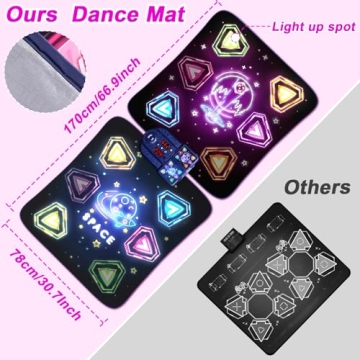 TooLion Kids Dance Mat - 5 Game Modes for Ages 3-12