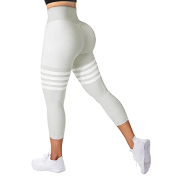A AGROSTE Women's Butt Lifting Capris for Activewear